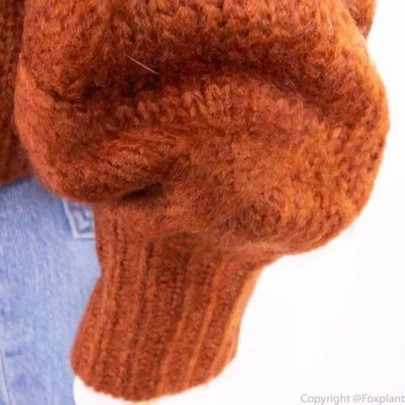 NEW Madewell Somervell Modern Cable Turtleneck Sweater,‎ size XXS